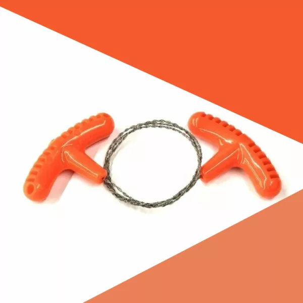 Scie à fil portable pour randonnée – Coupez bois et branches facilement en pleine nature – Ultra légère et compacte