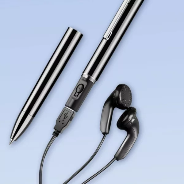 Stylo enregistreur vocal avec activation automatique – Discrétion totale pour réunions, cours ou interviews