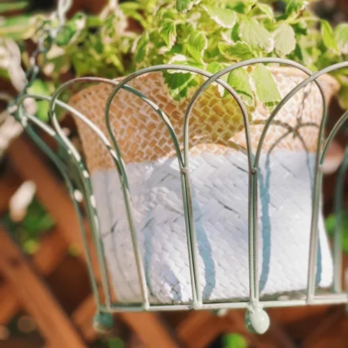 Support suspendu pour pots de fleurs – Sublimez votre intérieur avec une déco bohème et naturelle