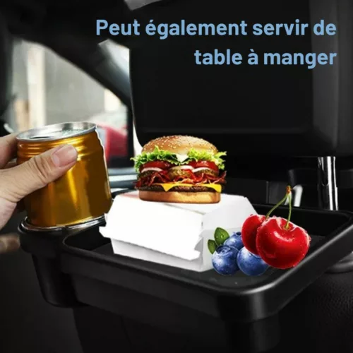 Tablette pliable pour tablette repas train avion – Support compact et stable pour manger ou travailler en voyage