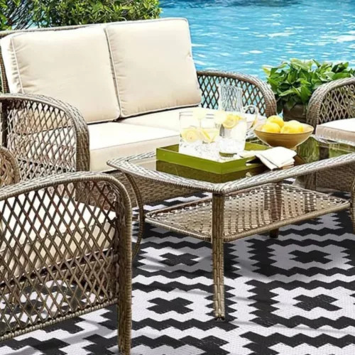 Tapis extérieur pour petit espace terrasse