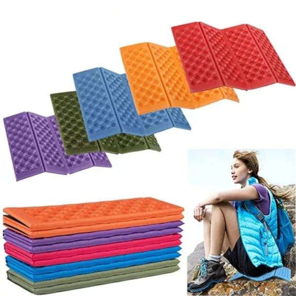Tapis mousse isolant camping léger – Confort thermique optimal en plein air – Pliable, ultra léger et imperméable