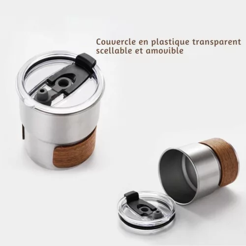 Tasse à café en acier inoxydable – Durable, isotherme et élégante pour vos pauses café parfaites