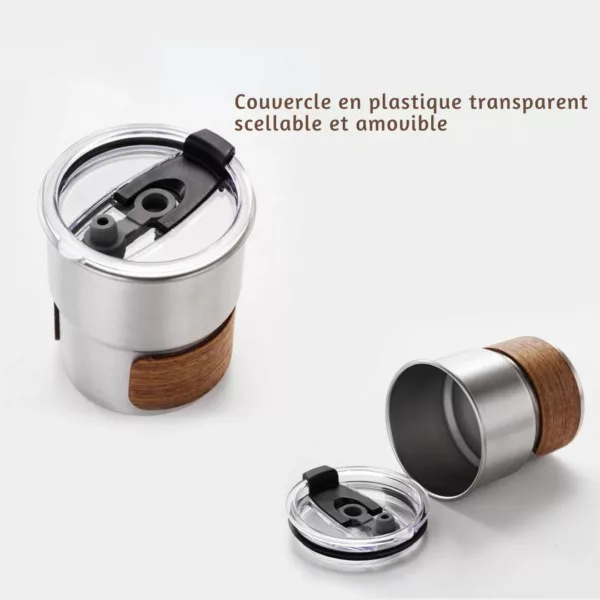 Tasse à café en acier inoxydable – Durable, isotherme et élégante pour vos pauses café parfaites