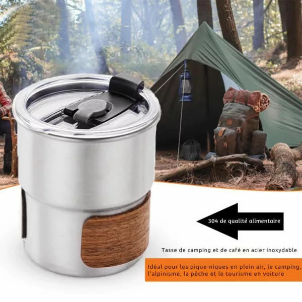 Tasse à café en acier inoxydable – Durable, isotherme et élégante pour vos pauses café parfaites