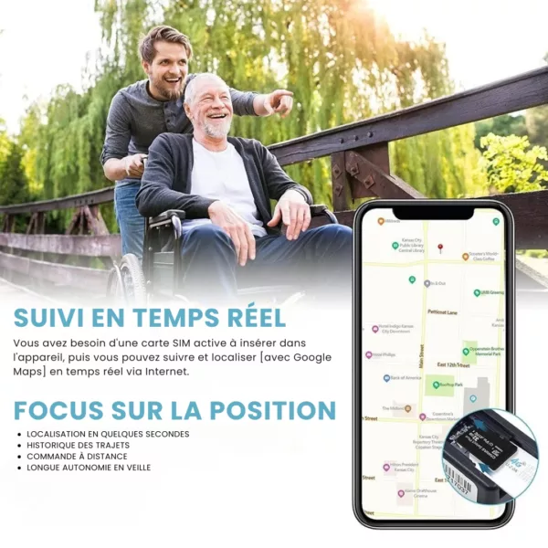 Traceur gps voiture sans abonnement compact