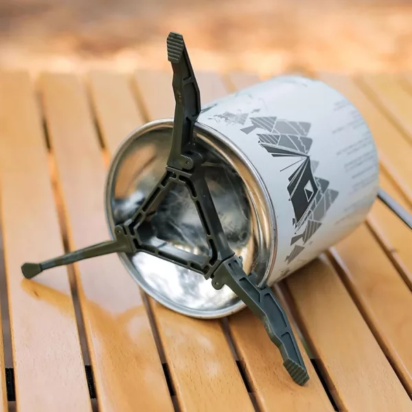Trépied pour réchaud de camping – stabilité renforcée en plein air, cuisine sécurisée et pratique en bivouac