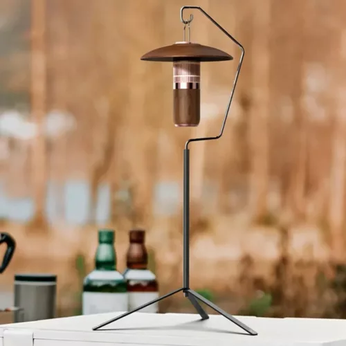 Trépied rotatif pour lampe camping – Éclairage optimal à 360° pour bivouacs et randonnées nocturnes