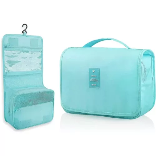 Trousse de toilette suspendue voyage imperméable – Gain de place et accessoires secs en toutes circonstances