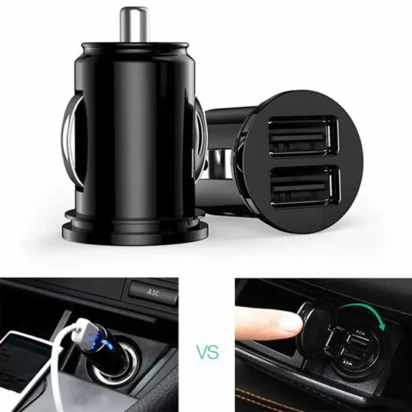 Adaptateur allume cigare double port usb voiture – Image 8