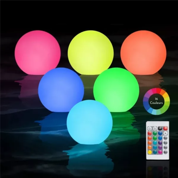 Ballon led étanche rechargeable pour soirée – Image 3