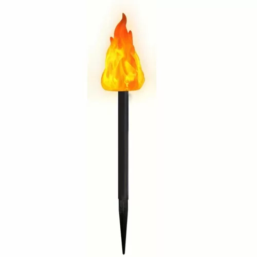 Lampe solaire led effet feu extérieur