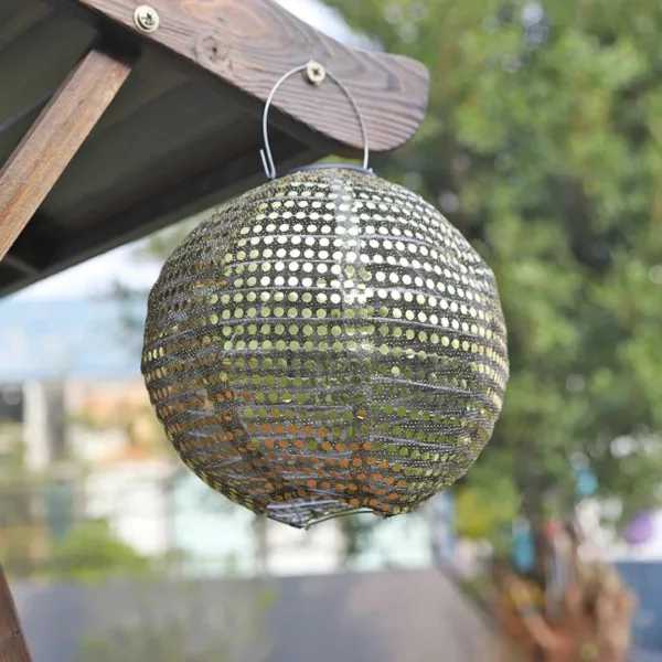 Lanterne lumineuse solaire suspendue pour fête – Image 8