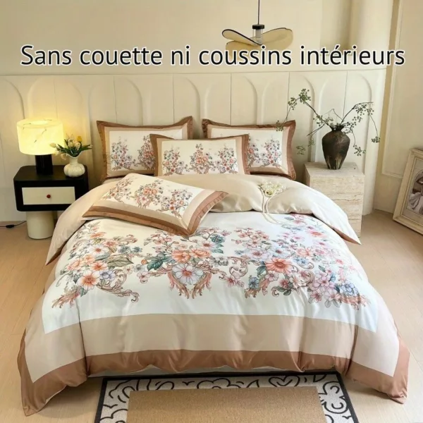 Parure de lit florale chic romantique – Image 4