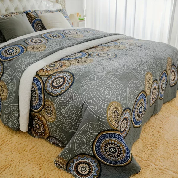 Parure de lit imprimé mandala chic – Image 5