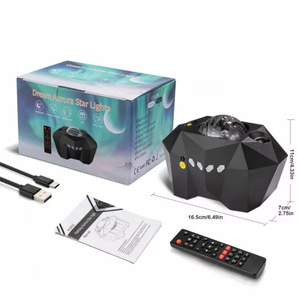 Projecteur étoilé rotatif sans fil pour soirée – Ambiance magique instantanée pour fêtes, enfants et détente totale – Image 2