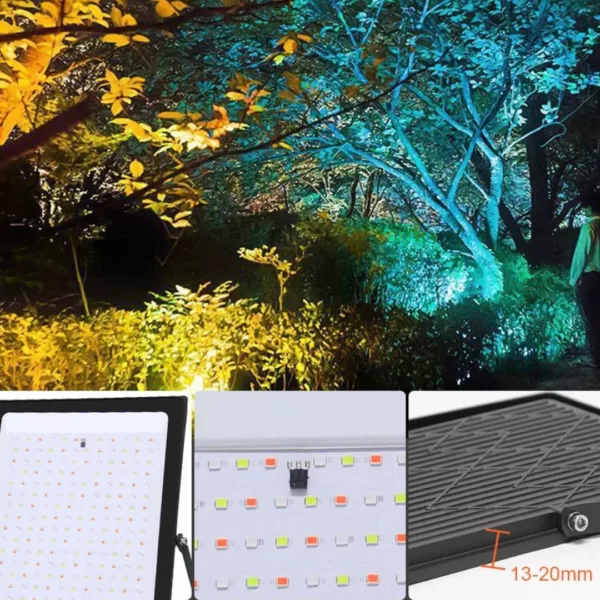 Projecteur led multicolore étanche extérieur jardin – Image 10
