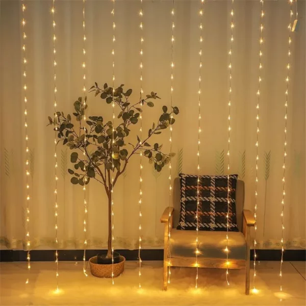 Rideau led effet cascade pour soirée – Image 3