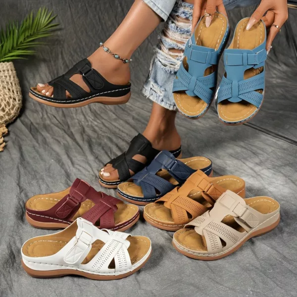 Sandales orthopédiques antidérapantes à bride