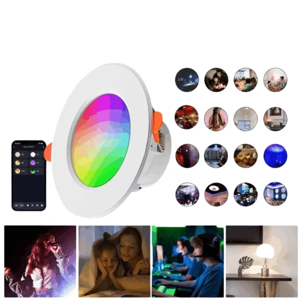 Spot led extérieur multicolore pour terrasse – Image 2