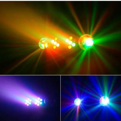 Support portatif boule disco effet lumineux