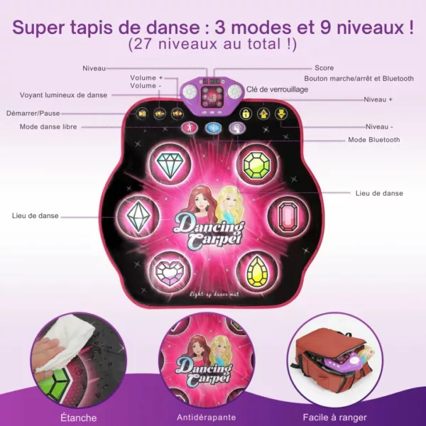 Tapis lumineux led étanche pour piste danse – Image 3