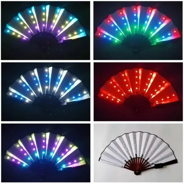 Ventilateur portable lumineux led pour fête – Image 4