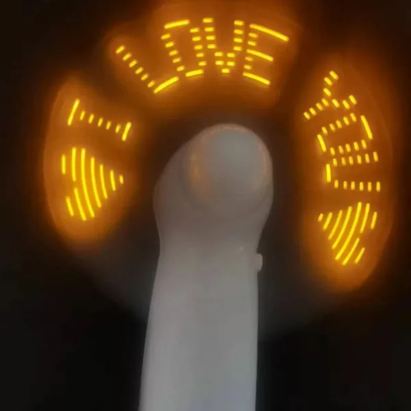 Ventilateur portable lumineux pour animation extérieure – Image 5