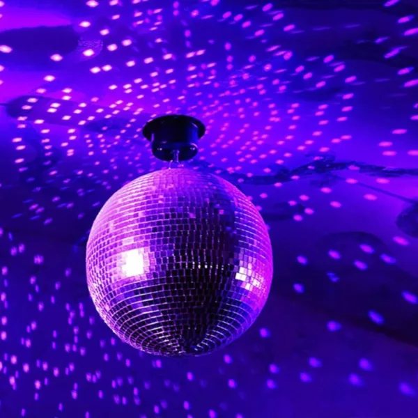 Boule disco suspendue motorisée extérieure – Image 3