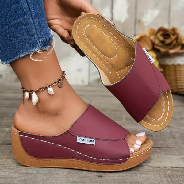 Sandales orthopédiques élégantes talon ouvert – Image 7