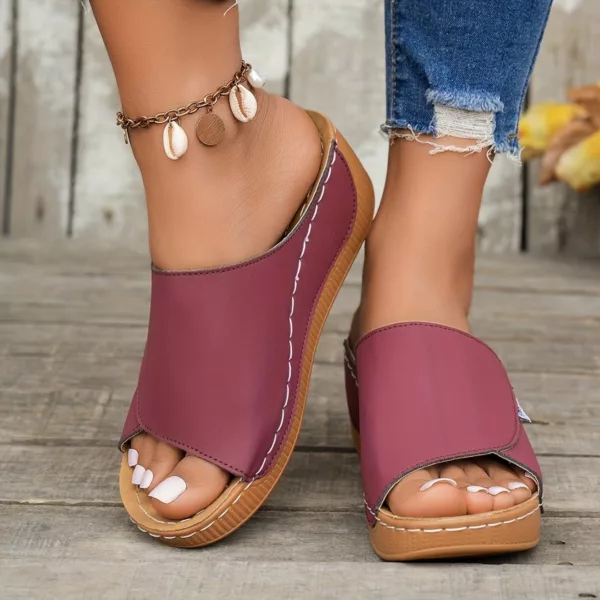 Sandales orthopédiques élégantes talon ouvert – Image 6