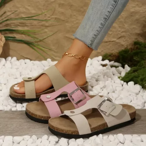 Mules ergonomiques bride boucle femme