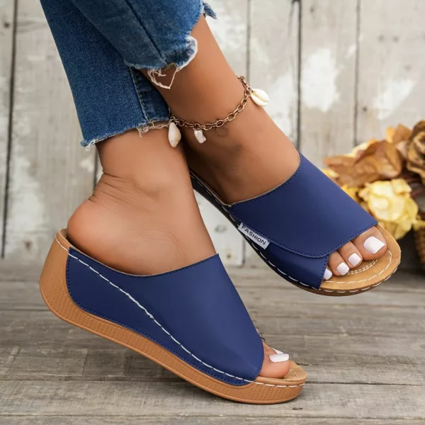 Sandales orthopédiques élégantes talon ouvert – Image 4