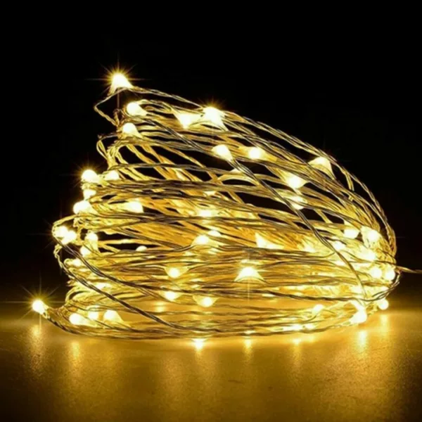 Guirlande extérieure led multicolore à batterie – Image 9