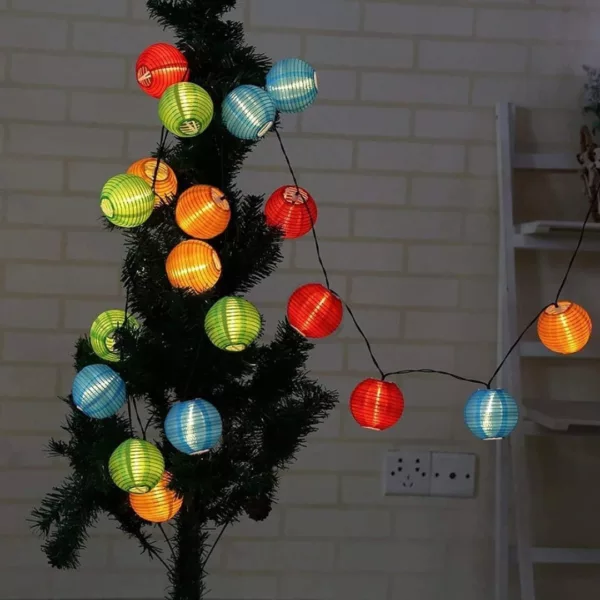 Lampion solaire extérieur pour jardin fête – Éclairage LED autonome, ambiance chaleureuse sans branchement – Image 4