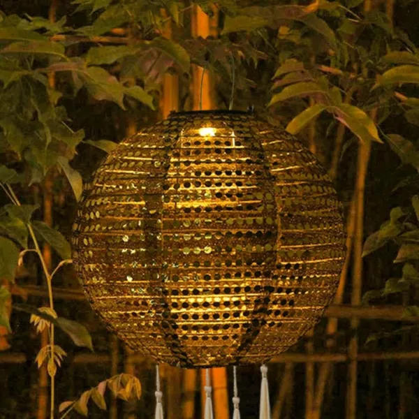 Lanterne lumineuse solaire suspendue pour fête – Image 4