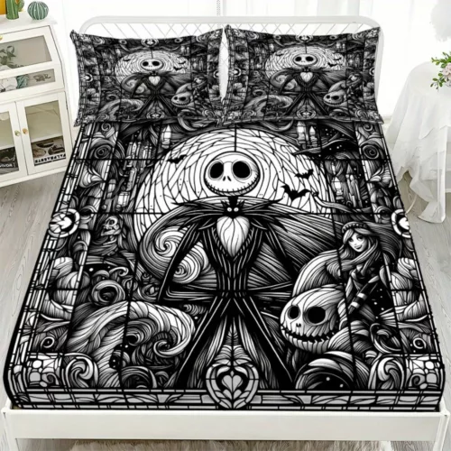 Parure de lit Jack Skellington gothique