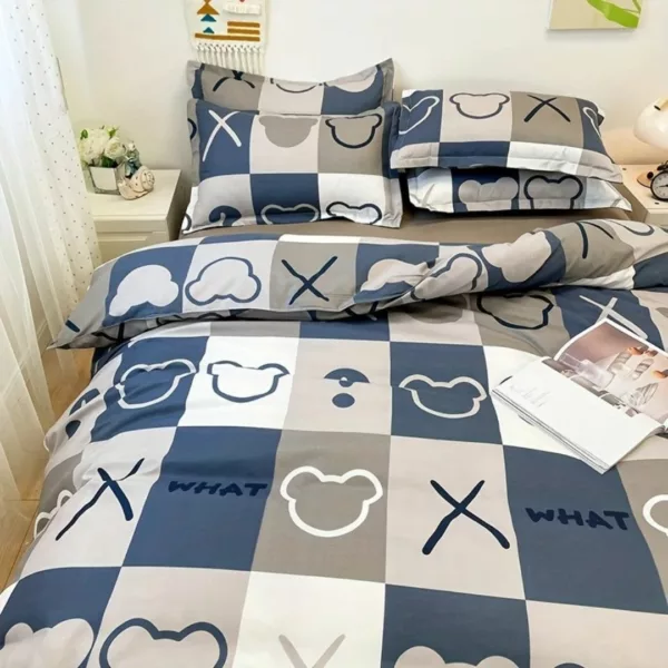 Parure de lit motifs nounours modernes – Image 8