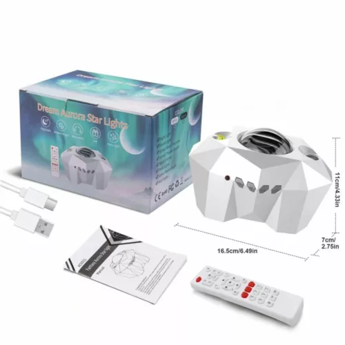 Projecteur étoilé rotatif sans fil pour soirée