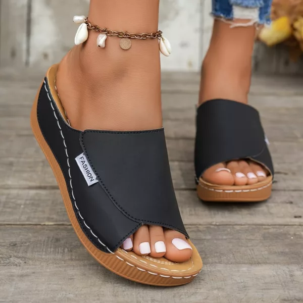Sandales orthopédiques élégantes talon ouvert – Image 15