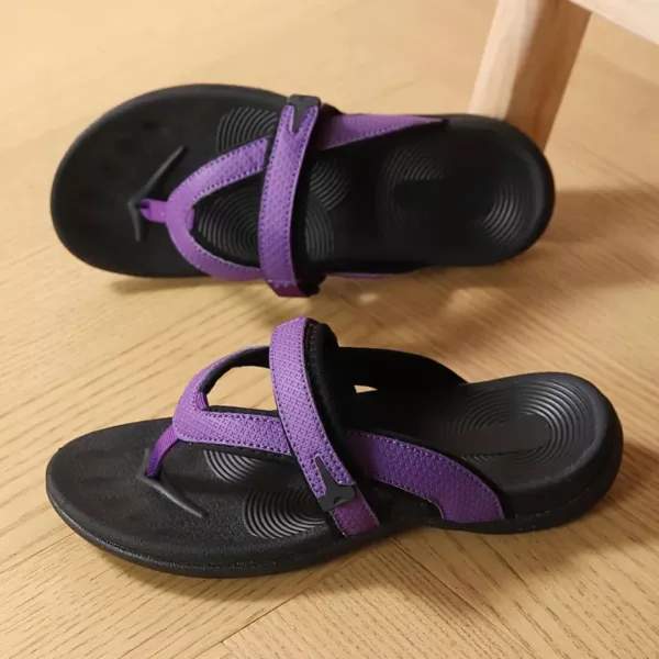 Tongs ergonomiques femme confort été – Image 3