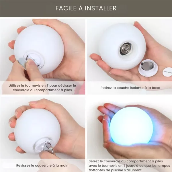 Ballon led étanche rechargeable pour soirée – Image 5