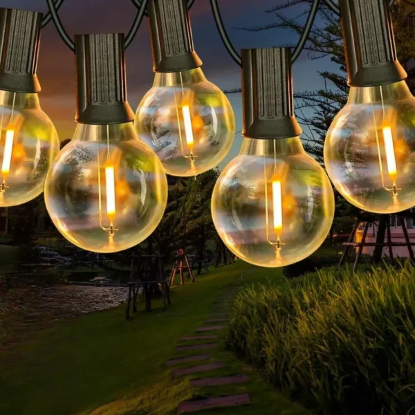 Guirlande ampoules géantes extérieur ambiance festive – Image 7