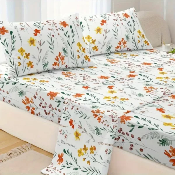 Parure de lit imprimé floral printanier – Image 10
