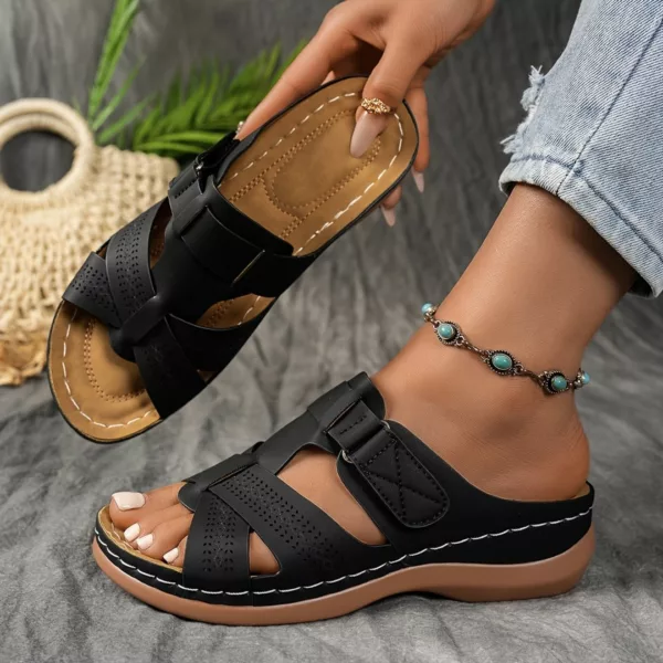 Sandales orthopédiques antidérapantes à bride – Image 2