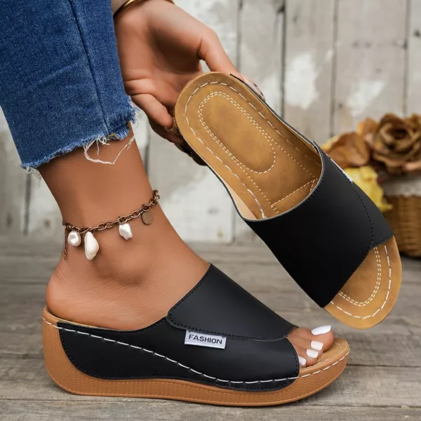 Sandales orthopédiques élégantes talon ouvert – Image 14