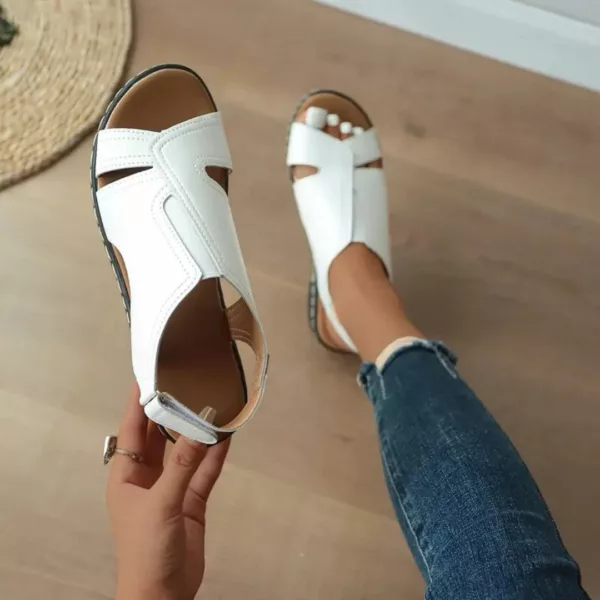 Sandales orthopédiques femme talon confort – Image 3