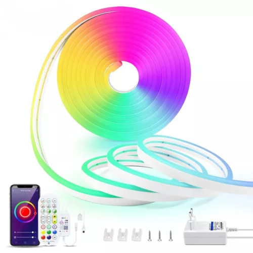 Tube lumineux led flexible extérieur soirée