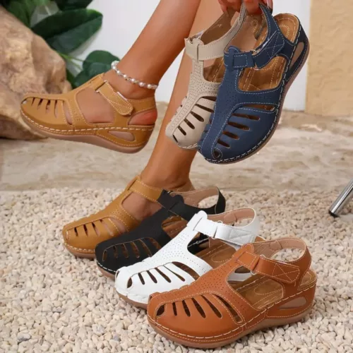 Sandales orthopédiques été confort femme