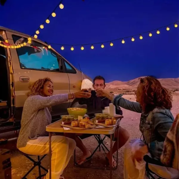 Guirlande lumineuse solaire pour pergola extérieure – Image 3